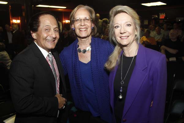 DO40 Prez John Sefakis with DO40 members Karin Baker and Margaret Schuette
